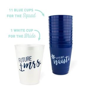 Bachelorette Party Let's Get Nauti Party Cups (12 pack)